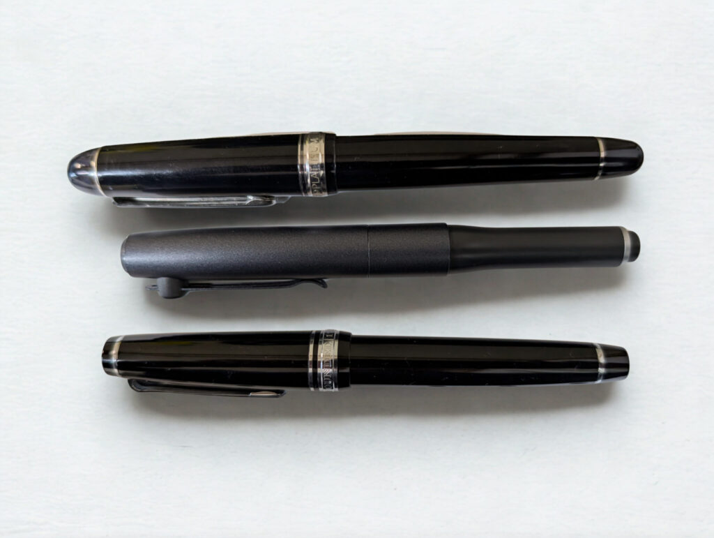 プラチナ#3776 ユニボールゼントシグニチャーモデル　セーラー万年筆 万年筆 プロフェッショナルギアスリム 銀